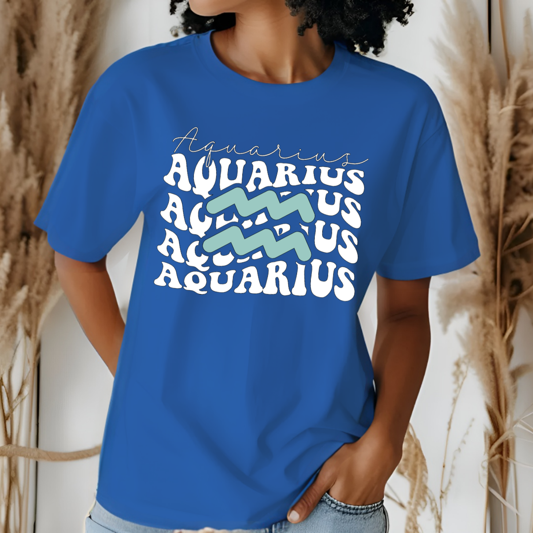 Aquarius Back-to-Back Tee