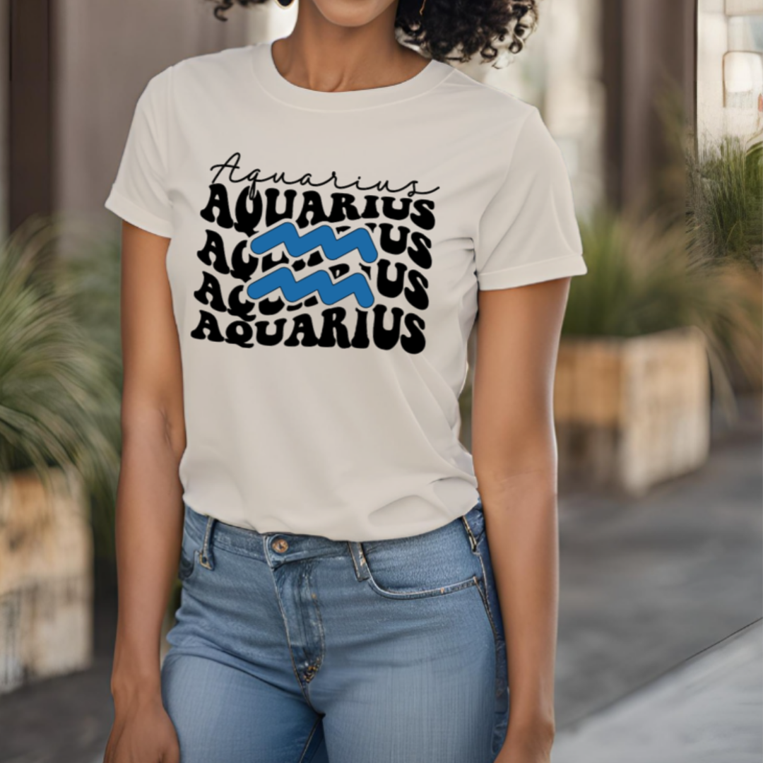 Aquarius Back-to-Back Tee